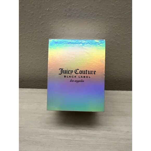 Juicy Couture Black Label NIB Black Blue w/Cheetah Wristwatch Watch - Picture 8 of 11